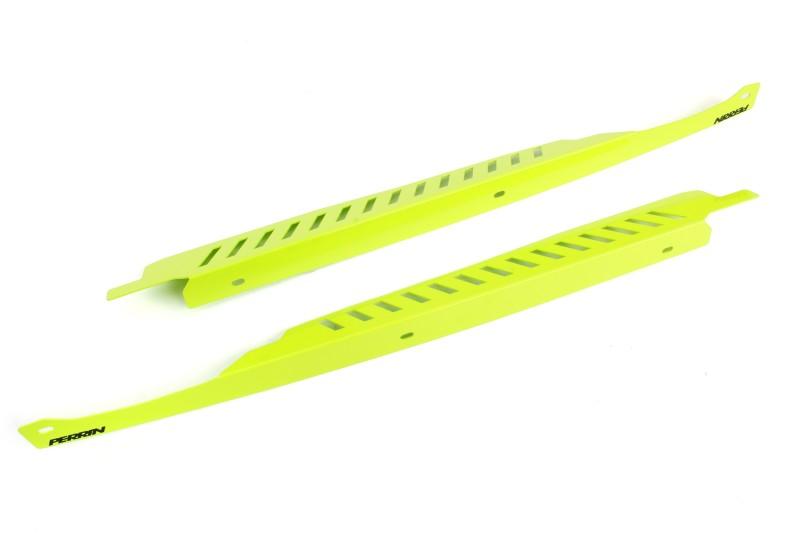 Perrin 11-14 Subaru WRX/STI Fender Shroud Set - Neon Yellow - Corvette Realm