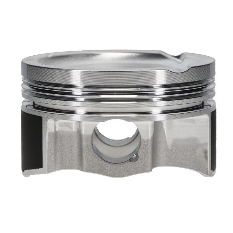 JE Pistons VW TSI 2.0 Turbo 83mm Bore +.50mm Oversize 9.6:1 CR -7.8cc Dish Piston (Set of 4) - Corvette Realm