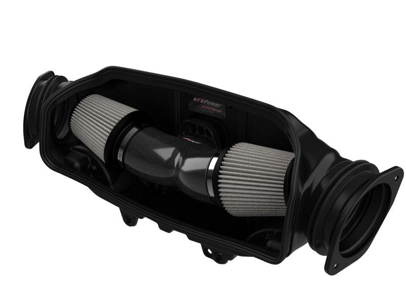 aFe 2020 Corvette C8 Track Series Carbon Fiber Cold Air Intake System With Pro DRY S Filters - Corvette Realm