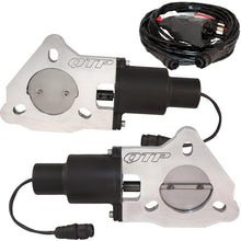 Load image into Gallery viewer, QTP 2.5in Bolt-On QTEC Dual Electric Cutout Valves - Pair - Corvette Realm