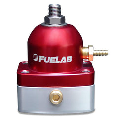 Fuelab 515 EFI Adjustable FPR 25-90 PSI (2) -6AN In (1) -6AN Return - Red - Corvette Realm