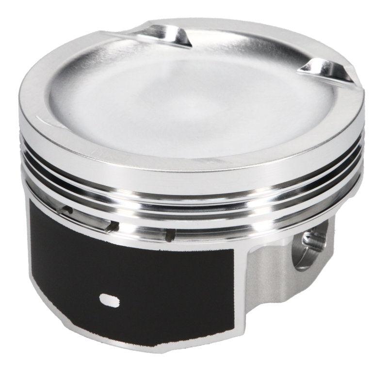 JE Pistons VW TSI 2.0 Turbo 83mm Bore +.50mm Oversize 9.6:1 CR -7.8cc Dish Piston (Set of 4) - Corvette Realm