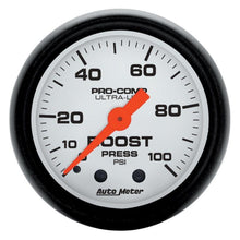 Load image into Gallery viewer, Autometer Phantom 2 1/16in 100psi Mechanical Boost Gauge - Corvette Realm