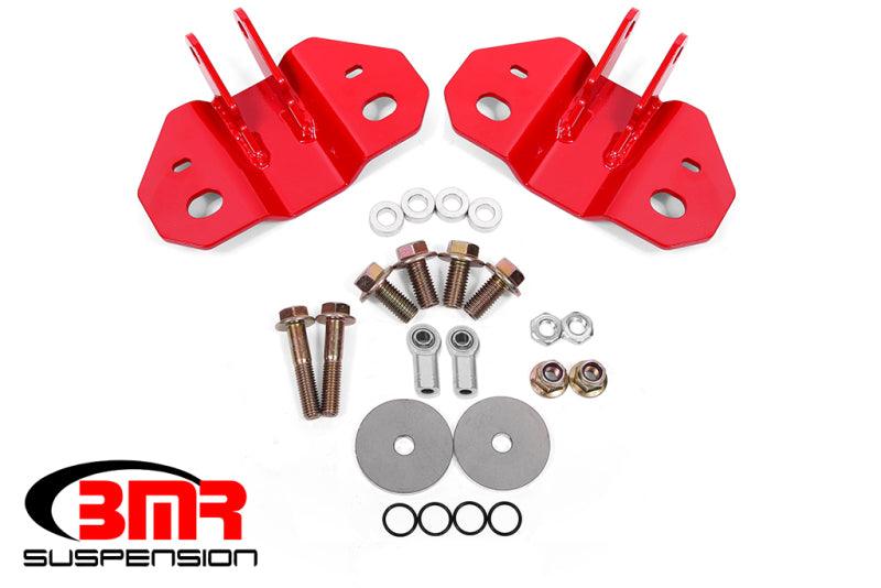 BMR Suspension 15-19 Ford Mustang Rear Upper Shock Mount- Red - Corvette Realm