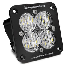 Load image into Gallery viewer, Baja Designs Squadron Sport Black Wide Cornering Pattern Flush Mount LED Light Pod - Clear - Corvette Realm