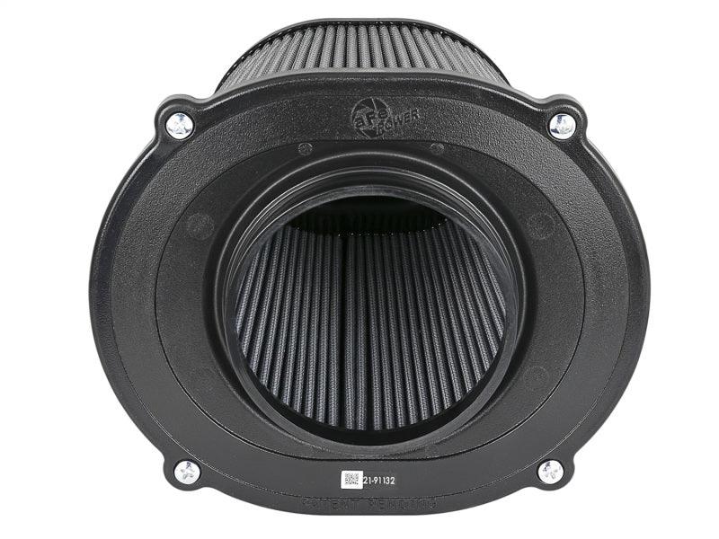 aFe Quantum Pro DRY S Air Filter Inverted Top - 5in Flange x 8in Height - Dry PDS - Corvette Realm