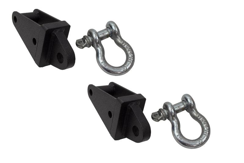 Fishbone Offroad 07-18 JK Wrangler Rubicon and Unlimited Jeep JK Rear D-Ring Frame Mounts - Corvette Realm