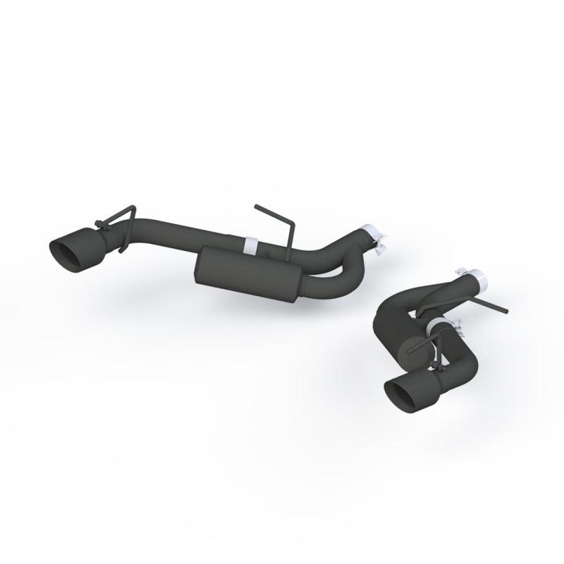 MBRP 16-19 Chevrolet Camaro 2.5in Black Coated Non NPP Axle Back Exhaust System - 4in Dual Wall Tips - Corvette Realm