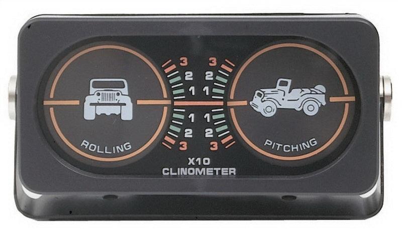 Rampage 1999-2019 Universal Clinometer - Black - Corvette Realm