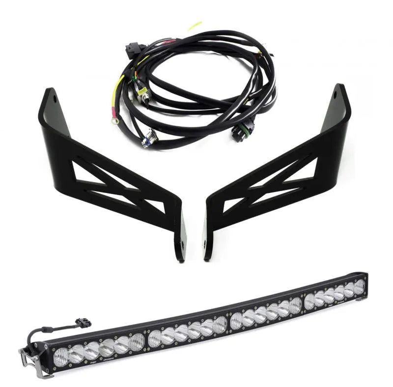 Baja Designs OnX6 Can-Am Maverick X3 Rock Crawler 40in Roof Mount Kit - Corvette Realm