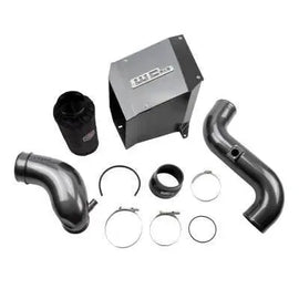 2004.5-2005 LLY Duramax 4in Intake Kit with Air Box Stage 2 Gloss Black - Corvette Realm