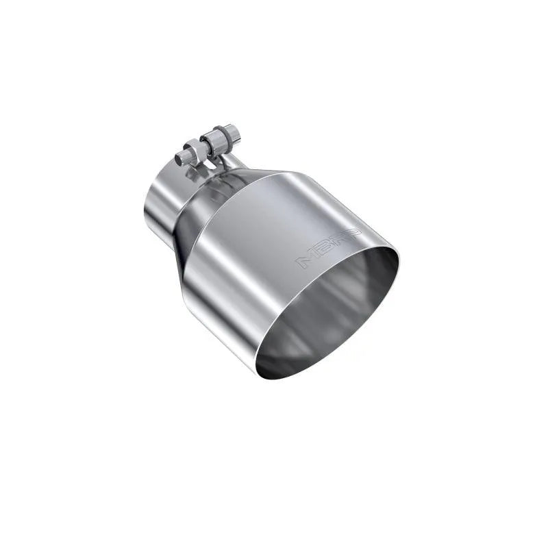 MBRP Universal T304 Stainless Steel Tip, 3in ID / 5in OD Out / 6.5in Length / Angle Cut Single Wall - Corvette Realm