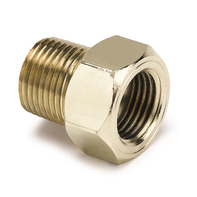 Autometer 3/8in Brass NPT Mechanical Temp Adapter - Corvette Realm