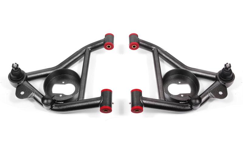 BMR 82-92 Chevy Camaro / 82-92 Firebird Non-Adj. Lower A-Arms (Polyurethane) - Black Hammertone - Corvette Realm