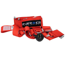 Load image into Gallery viewer, NRG SFI 16.1 5PT 3in. Seat Belt Harness / Cam Lock - Red - Corvette Realm