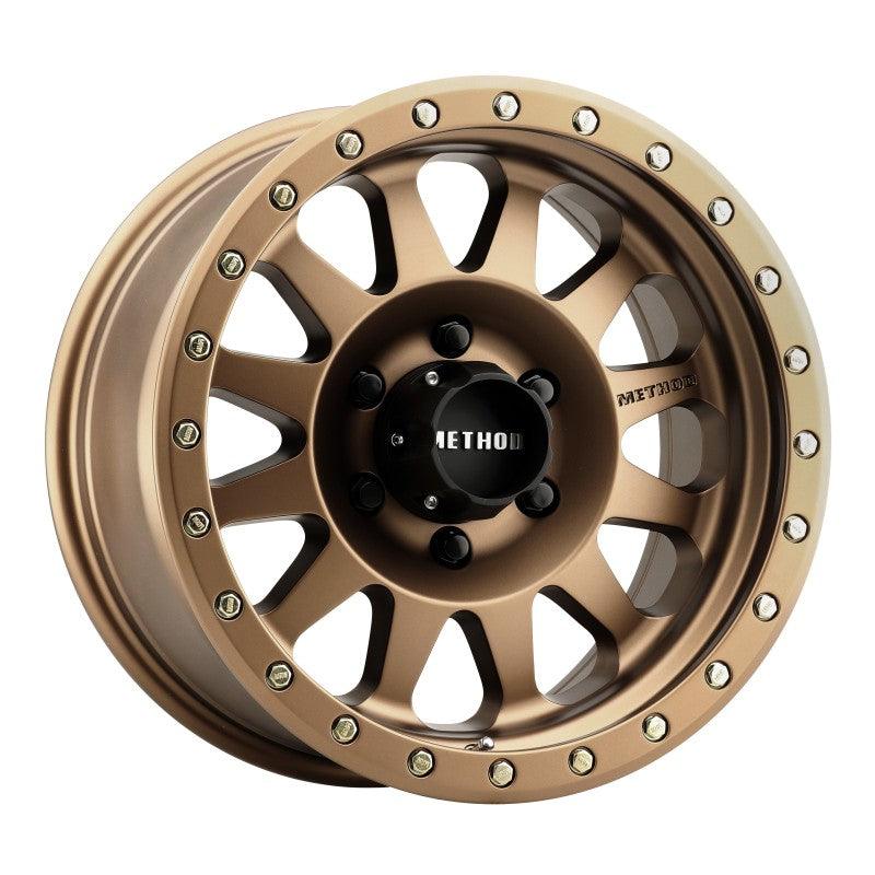 Method MR304 Double Standard 17x8.5 0mm Offset 6x5.5 108mm CB Method Bronze Wheel - Corvette Realm