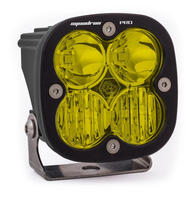 Baja Designs Squadron Pro Driving/Combo Pattern Black LED Light Pod - Amber - Corvette Realm