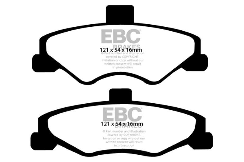 EBC 98-02 Chevrolet Camaro (4th Gen) 3.8 Yellowstuff Rear Brake Pads - Corvette Realm