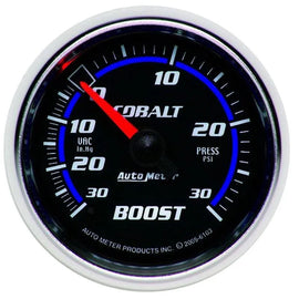 Autometer Cobalt 52mm 30psi mechanical Boost Gauge - Corvette Realm