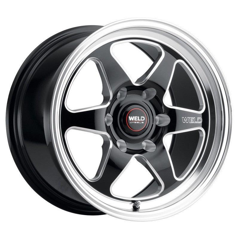 Weld S156 17x10 Ventura 6 Drag 6x135 ET42 BS7.25 Gloss BLK MIL DIA 87.1 - Corvette Realm