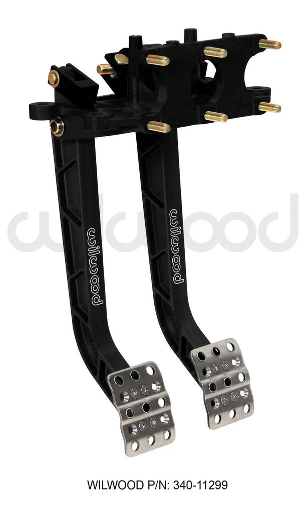 Wilwood Adjustable Dual Pedal - Brake / Clutch - Rev. Swing Mount - 6.25:1 - Corvette Realm