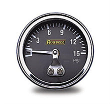 Load image into Gallery viewer, Russell Performance 15 psi fuel pressure gauge (Non liquid-filled) - Corvette Realm