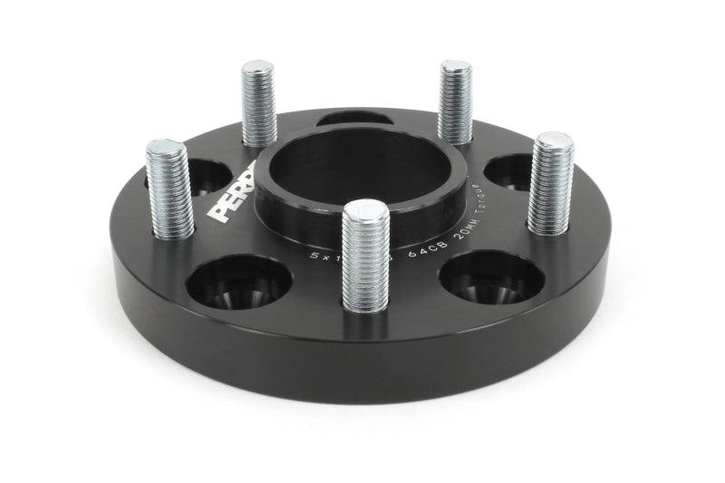 Perrin 17-18 Honda Civic Si 64.1mm Hub 5x114.3 20mm Wheel Spacers (One Pair) - Corvette Realm