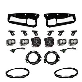 Baja Designs 2021+ Ford Bronco Clear SAE Fog Pocket Kit w/Upfitter - Corvette Realm