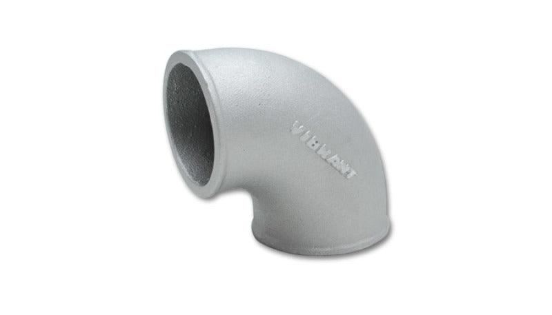 Vibrant 2.5in O.D. Cast Aluminum Elbow (90 degree Tight Radius) - Corvette Realm