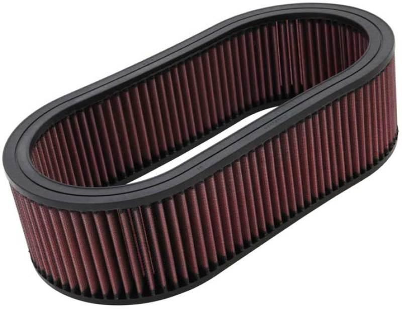 K&N Custom Oval Air Filter 7.75in OW X 14.625in OL x 4in H - Corvette Realm