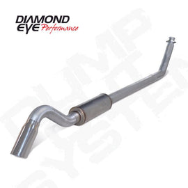Diamond Eye 4in AL TURBO BACK SGL DUMP OUT 94-02 DODGE NO MFLR INCLUDING TIP - Corvette Realm