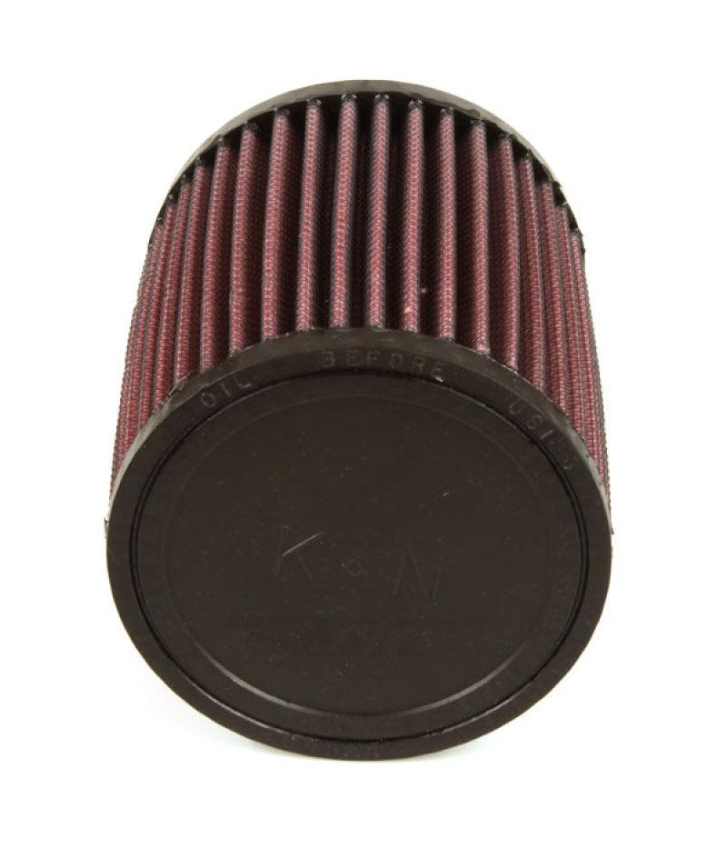 K&N Universal Rubber Filter 3 inch 5 Degree FLG 4 1/2 inch OD 5 inch Height - Corvette Realm