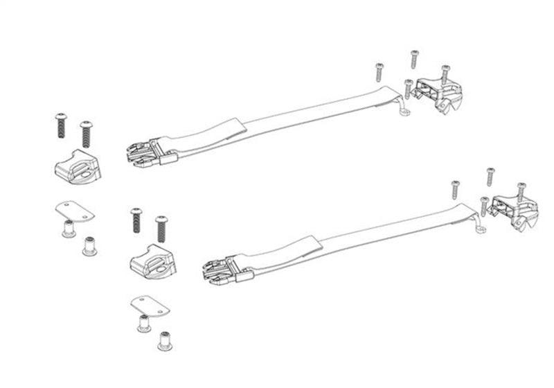 BAK BAKFlip Complete Buckle/Strap Kit (D Ring Replacement Kit) - Corvette Realm