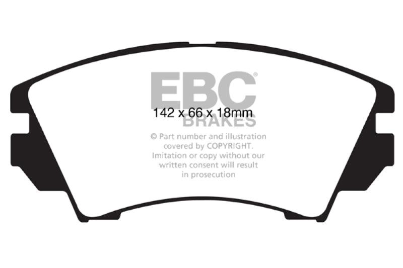 EBC 10+ Buick Allure (Canada) 3.0 Redstuff Front Brake Pads - Corvette Realm