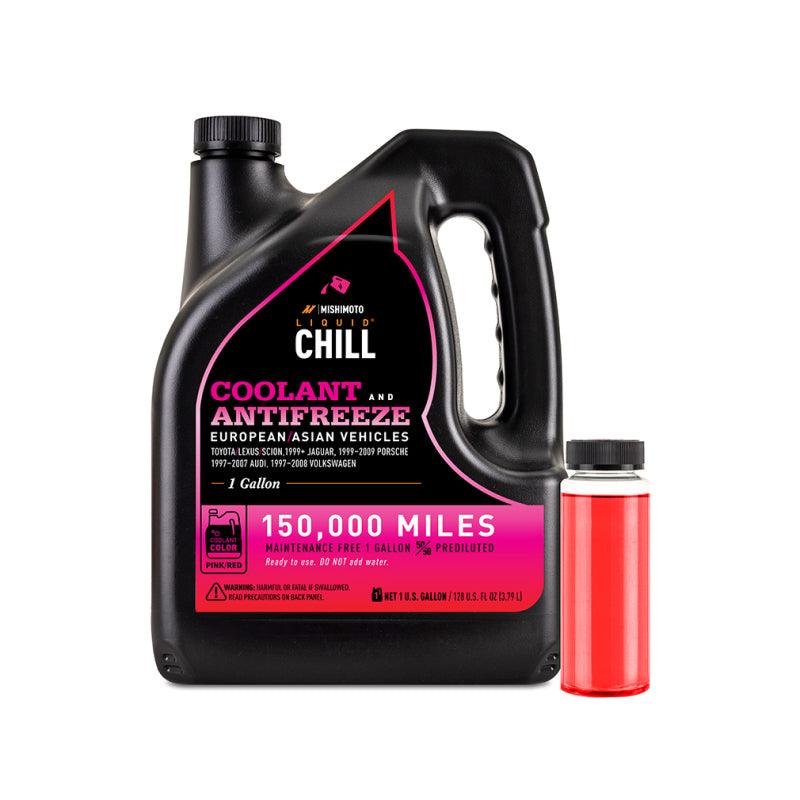 Mishimoto Liquid Chill EG Coolant, European/Asian Vehicles, Pink/Red - Corvette Realm