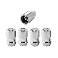 Load image into Gallery viewer, McGard Wheel Lock Nut Set - 4pk. (Cone Seat) M12X1.5 / 19mm &amp; 21mm Dual Hex / 1.46in. L - Chrome - Corvette Realm