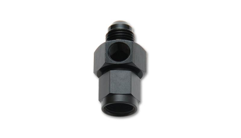 Vibrant -10AN Male to -10AN Female Union Adapter Fitting with 1/8in NPT Port - Corvette Realm