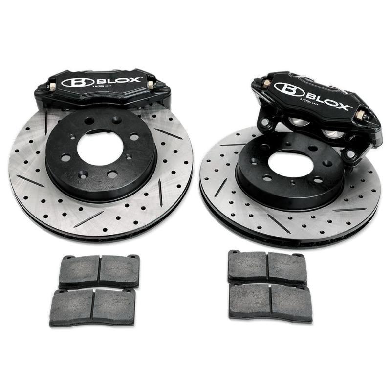 BLOX Racing 92-95 Honda Civic Tuner Series Front Brake Upgrade Kit - Corvette Realm