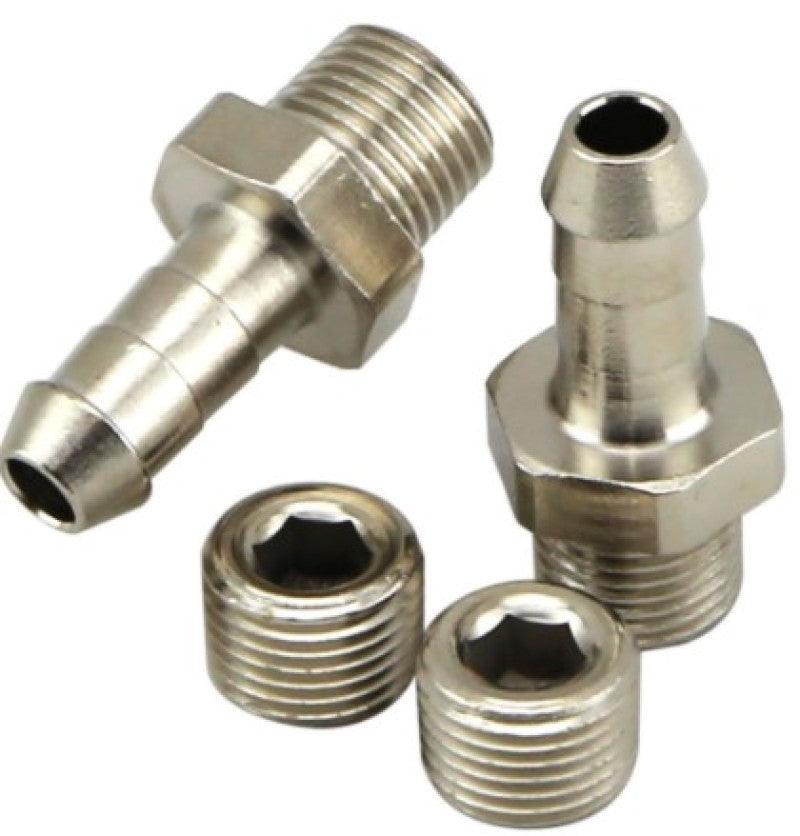 Turbosmart 1/8in NPT 6mm Hose Tail Fittings and Blanks - Corvette Realm