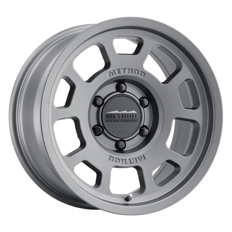 Method MR705 17x8.5 0mm Offset 6x5.5 106.25mm CB Titanium Wheel - Corvette Realm