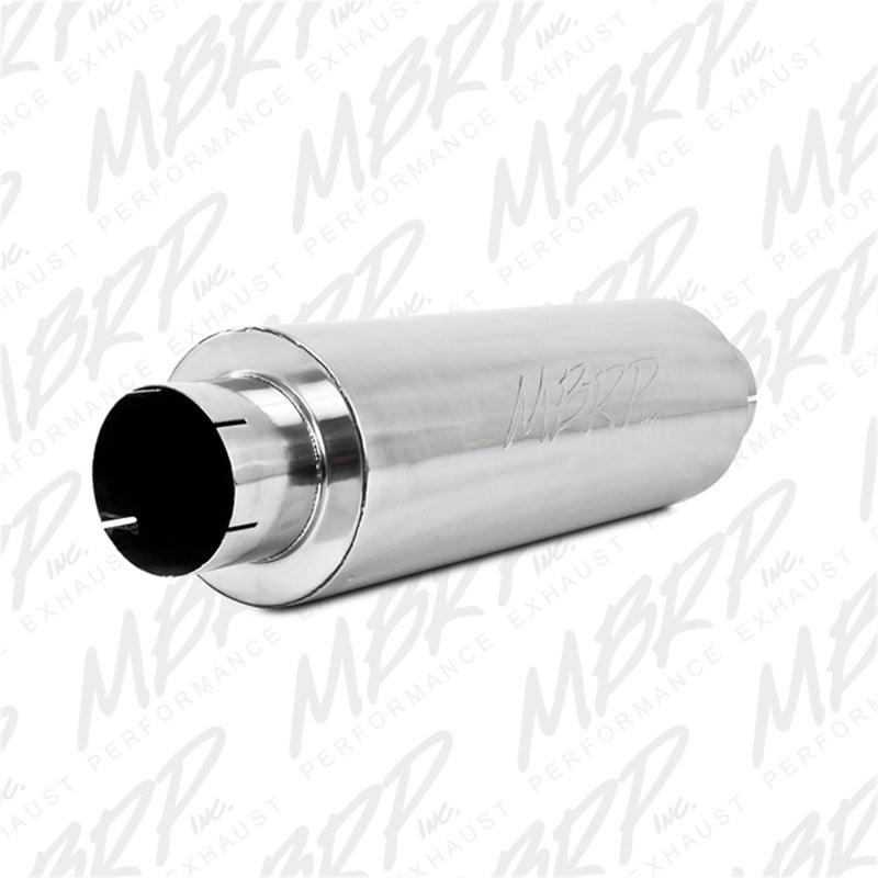 MBRP Universal Quiet Tone Muffler 5in Inlet /Outlet 8in Dia Body 31in Overall - Corvette Realm