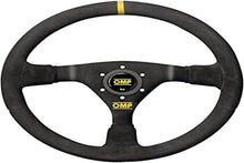 Load image into Gallery viewer, OMP WRC Mid-Depth 350mm Dished - Small Suede (Black) - Corvette Realm