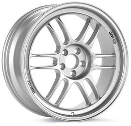 Enkei RPF1 16x8 4x100 38mm Offset 73mm Bore Silver Wheel Miata 4-Lug / 02-06 Mini / Honda 4-Lug - Corvette Realm