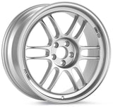 Enkei RPF1 16x8 4x100 38mm Offset 73mm Bore Silver Wheel Miata 4-Lug / 02-06 Mini / Honda 4-Lug