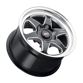Weld S156 17x10 Ventura 6 Drag 6x135 ET42 BS7.25 Gloss BLK MIL DIA 87.1 - Corvette Realm