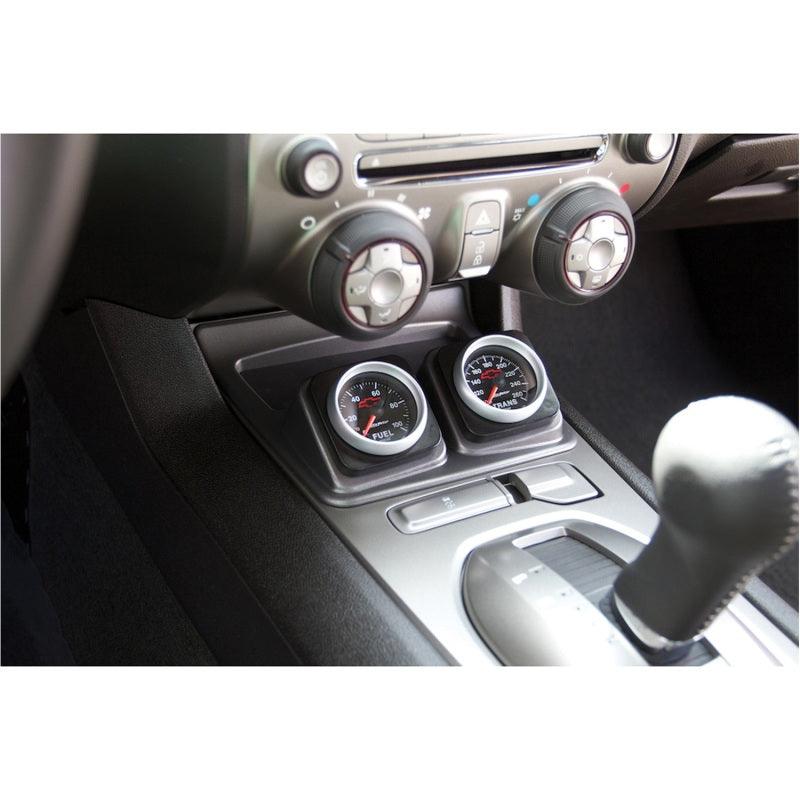 Autometer 10-12 Chevrolet Camaro Dual Console Pod (Factory Match) - Corvette Realm