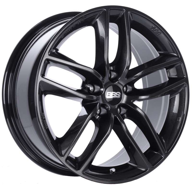 BBS SX 18x8 5x112 ET35 Crystal Black Wheel -82mm PFS/Clip Required - Corvette Realm