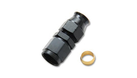 Vibrant -8AN Female to 1/2in Tube Adapter Fitting (w/ Brass Olive Insert) - Corvette Realm