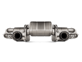 Akrapovic 2020+ Porsche Cayman GT4 (718) Slip-On Race Line (Titanium) (Req Tips / Option 2) - Corvette Realm