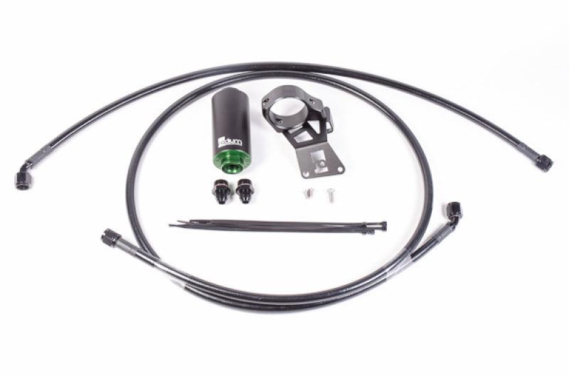 Radium Engineering Mitsubishi Evo X Fuel Hanger Feed Kit - Microglass Filter - Corvette Realm